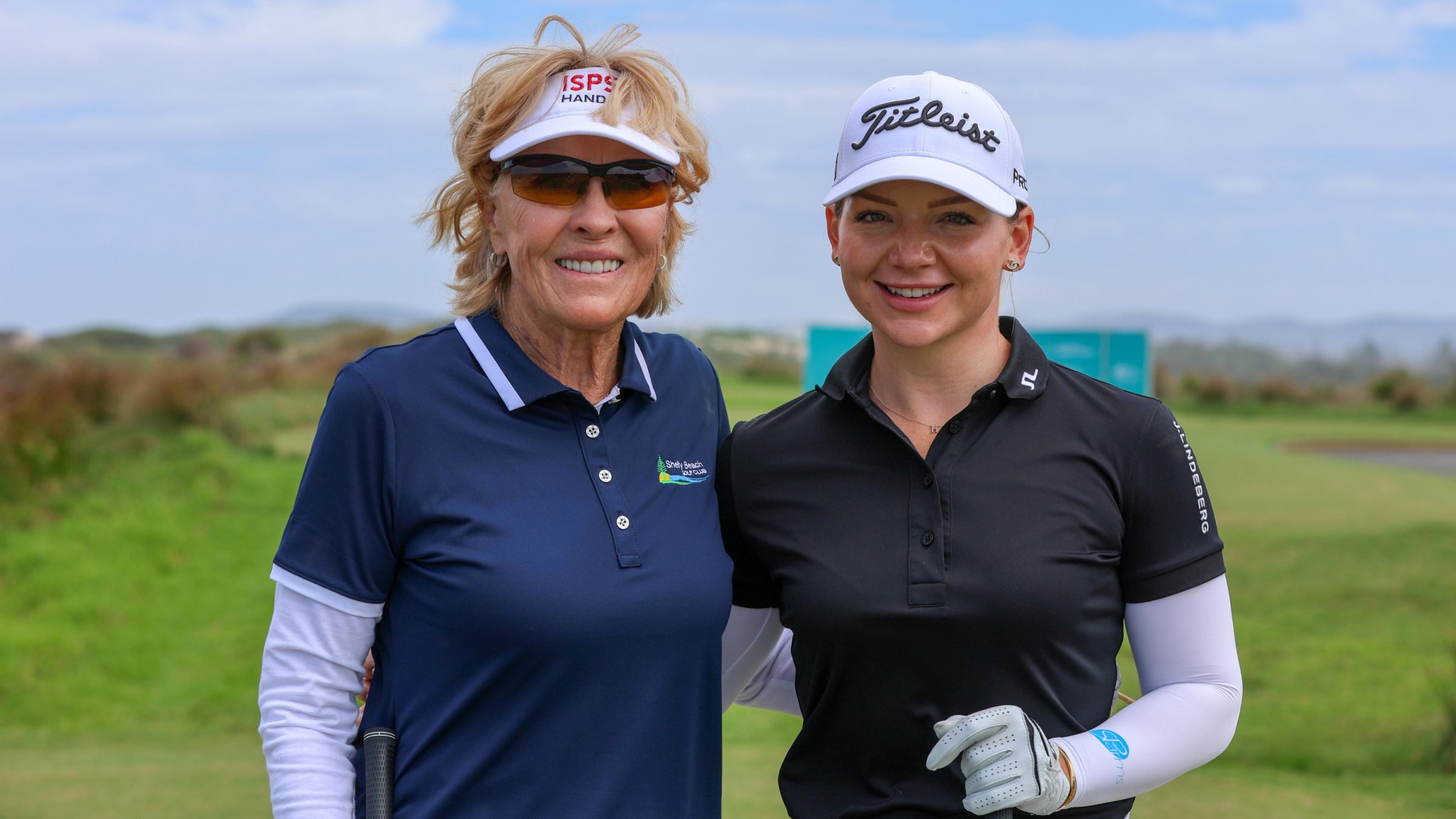 Jan Stephenson with Hannah Reeves